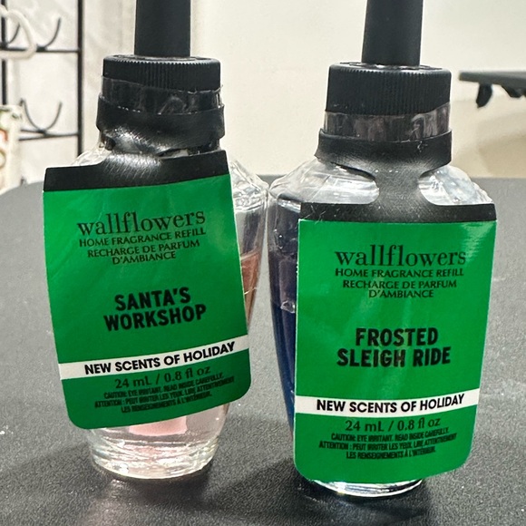 Bath & Body Works Other - New Bath and Bodyworks Holiday Wallflower Refills Christmas Fragrances X2